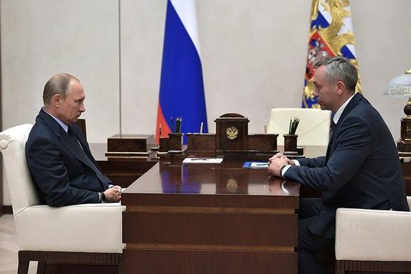Врио главы Новосибирской области доложил о развитии региона