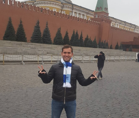 Кержаков пошалил на Красной площади