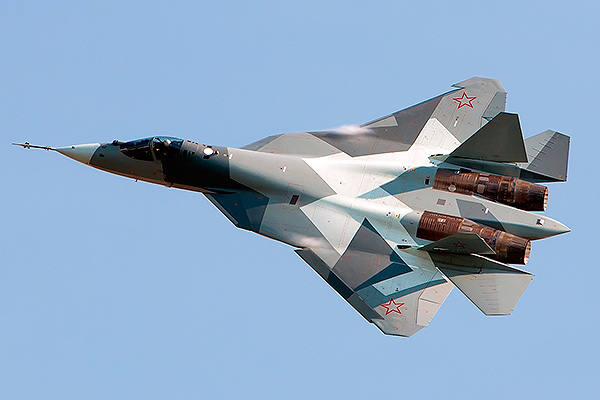 Су-57 заметили в Сирии