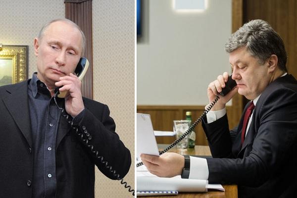 В Кремле рассказали о разговоре Путина с Порошенко