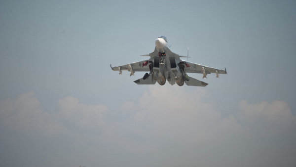 Российский истребитель Су-30СМ разбился в Сирии