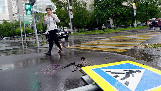 МЧС предупредило москвичей о сильном ветре