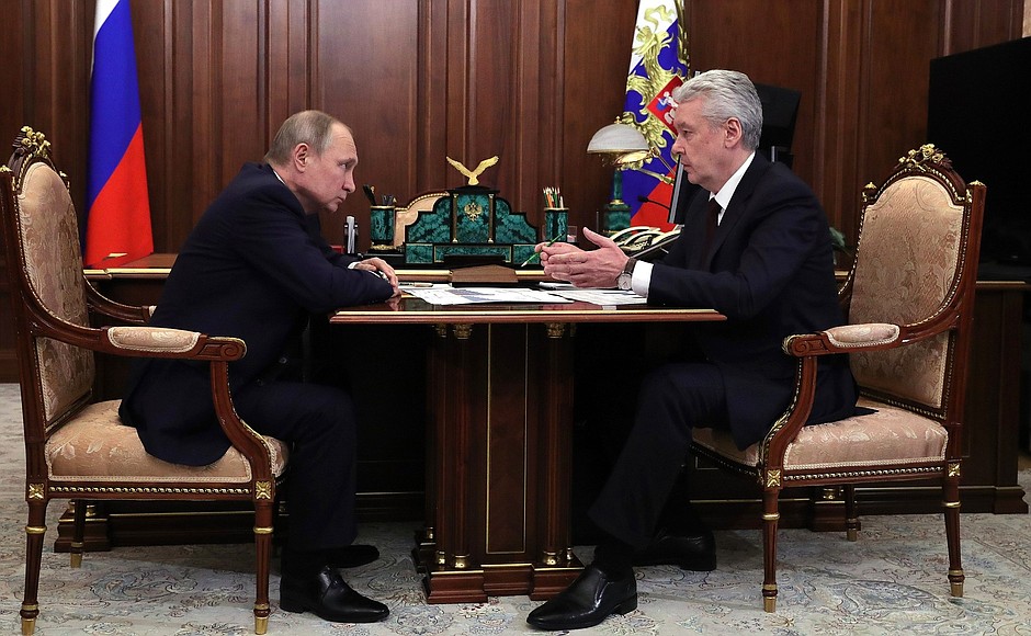 Собянин рассказал Путину о прокладке большого подземного кольца