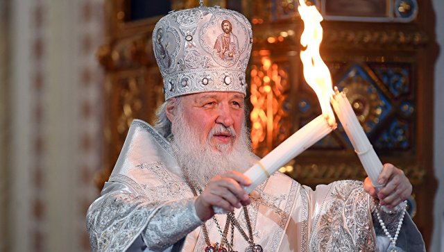 Патриарх Кирилл провел «пасхальный телемост» с Хмеймимом