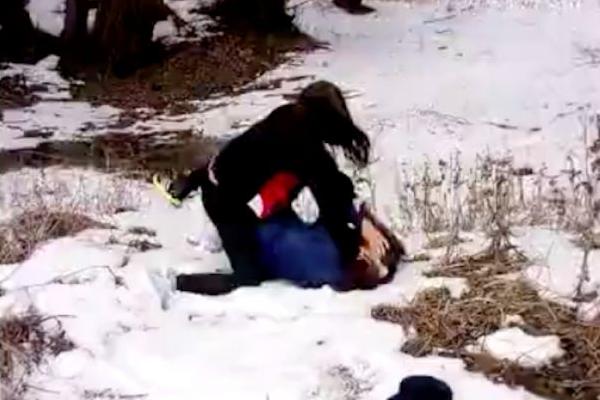 МВД проверяет видео жестокого избиения школьницы