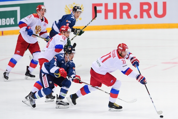 Еврохоккейтур: Россия - Финляндия 1:0 после первого периода