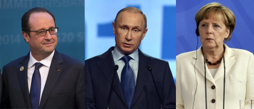 СОБЫТИЕ ДНЯ: Встреча Путина, Меркель и Олланда решит будущее всего мира