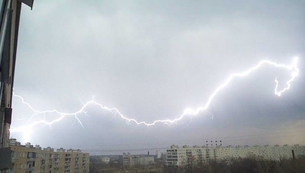 Грозы пройдутся в четверг по Москве