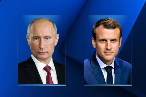 Путин обвинил Макрона в нарушении международного права