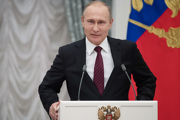 Европейцы признали Путина сильнейшим лидером