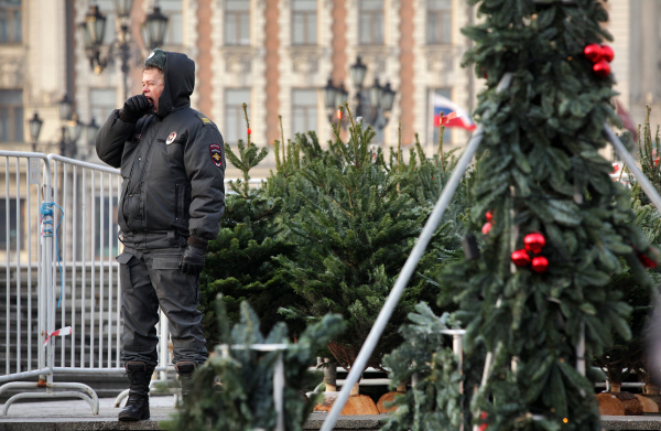 На новогодние праздники власти Москвы усилили меры безопасности