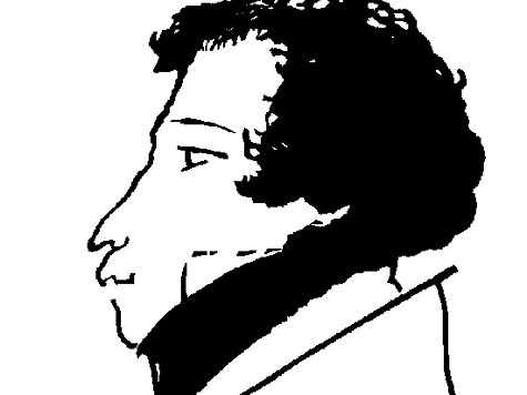 Пушкин в профиль