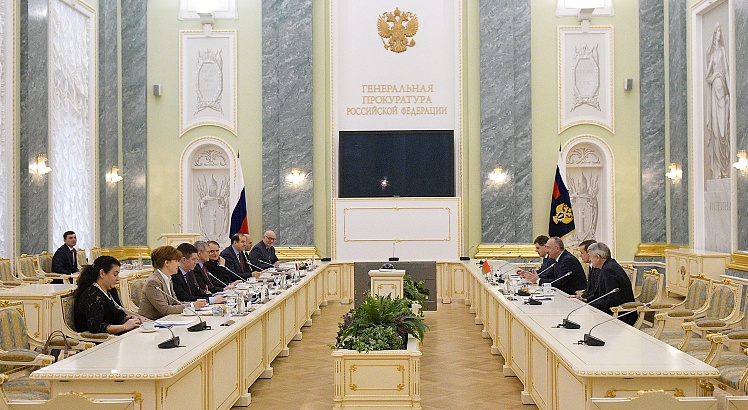 Встреча генпрокуроров России и Беларуси