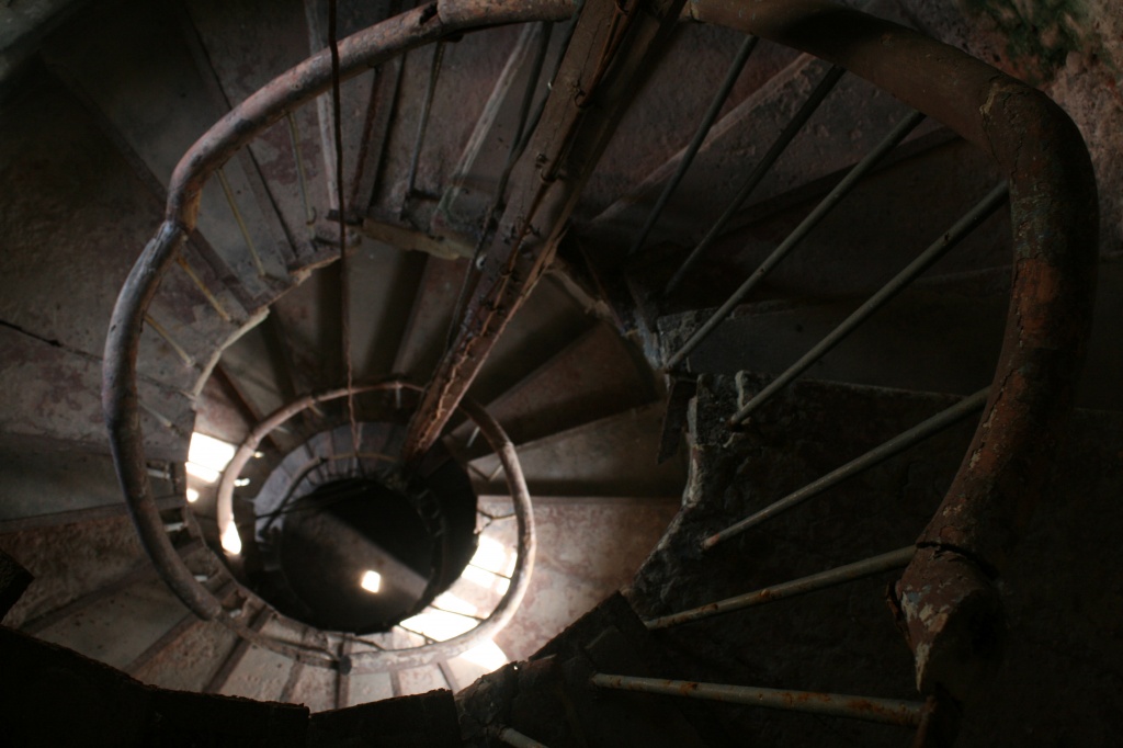 Южный Гогландский маяк, лестница наверх. Фото Сергея Новикова. 